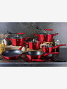 Berlingerhaus Hlboká panvica s mramorovým povrchom a pokrievkou 28 cm Burgundy Metallic Line BERLINGERHAUS