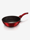 Berlingerhaus Hlboká panvica s mramorovým povrchom a pokrievkou 24 cm Burgundy Metallic Line BERLINGERHAUS