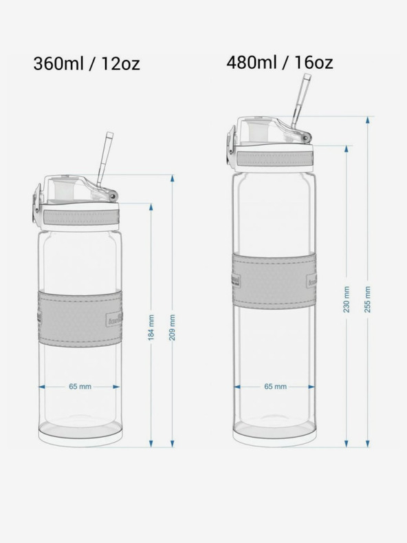 ION8 Tmavo modrá nerezová termoska Ion8 One Touch Ash Navy (500 ml)