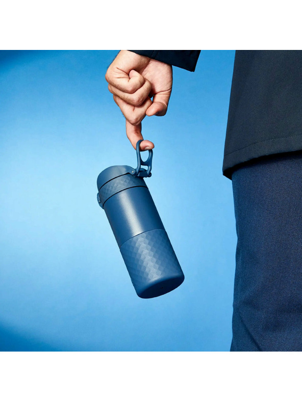 ION8 Ion8 Hot Shot Nerezový cestovný termohrnček Ash Navy 360 ml