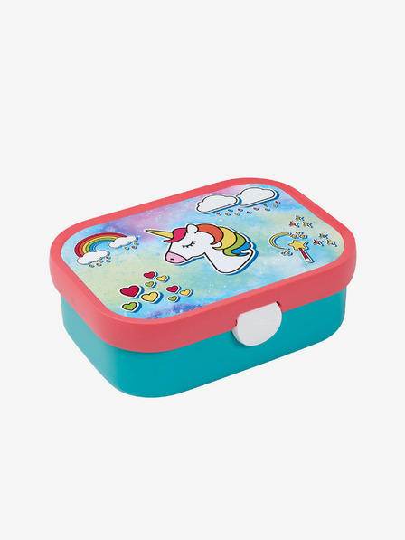 Mepal Ružovo-tyrkysový detský desiatový box Mepal Campus Unicorn