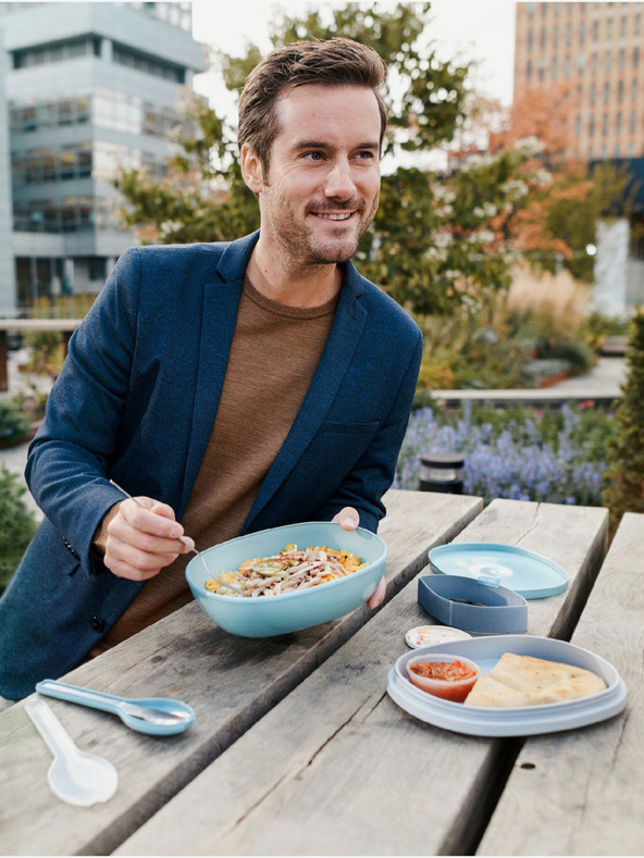 Mepal Staroružový box na potraviny Mepal Ellipse Duo Vivid