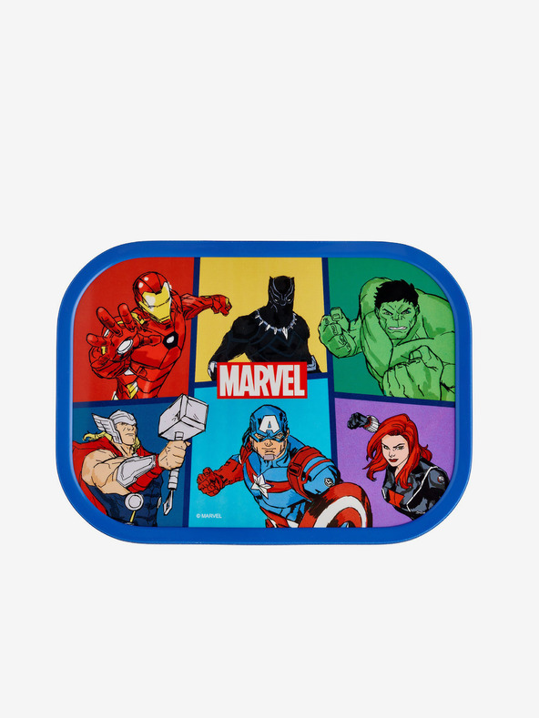 Mepal Modro-červený box na desiatu pre deti Mepal Campus Avengers
