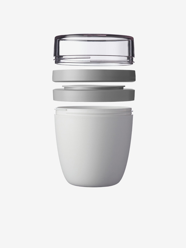 Mepal Ružový jedálenský box Mepal Ellipse Mini 300 + 120 ml