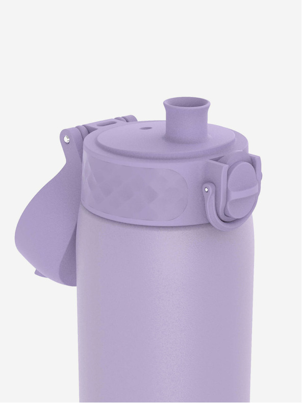 ION8 Svetlo fialová nerezová termofľaša Ion8 Leak Proof (500 ml)
