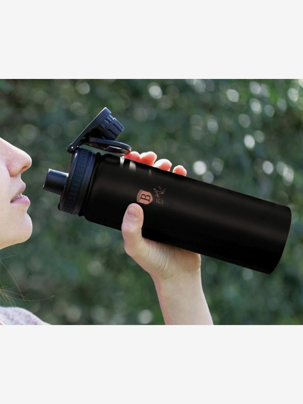 Berlingerhaus Športová nerezová fľaša 0,54 l BERLINGERHAUS Black Rose Collection