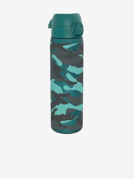 ION8 Tmavo zelená vzorovaná fľaša Ion8 Leak Proof 500 ml