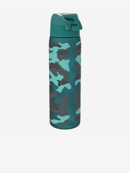 ION8 Tmavo zelená vzorovaná fľaša Ion8 Leak Proof 500 ml