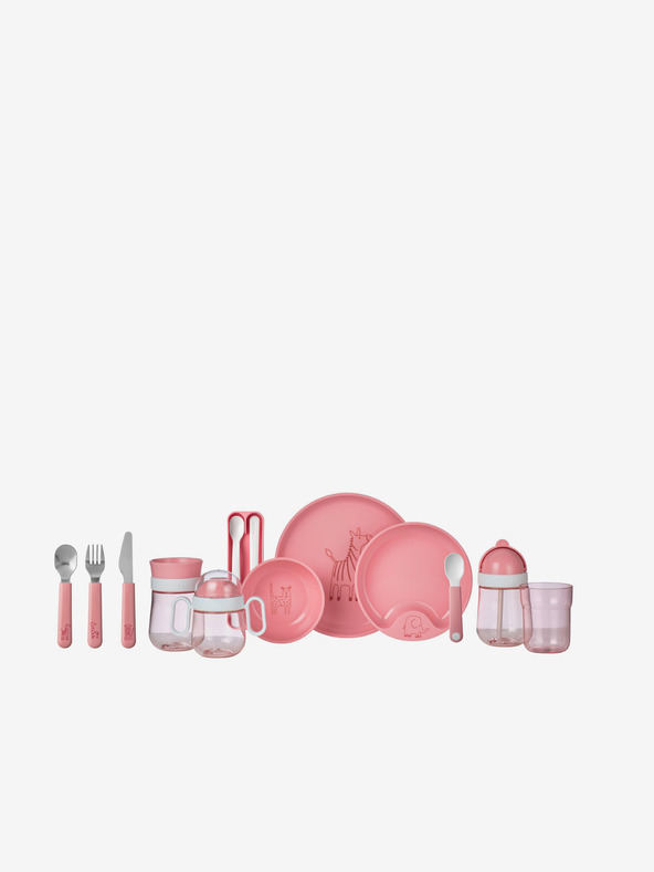 Mepal Ružový detský tanier Mepal Mio