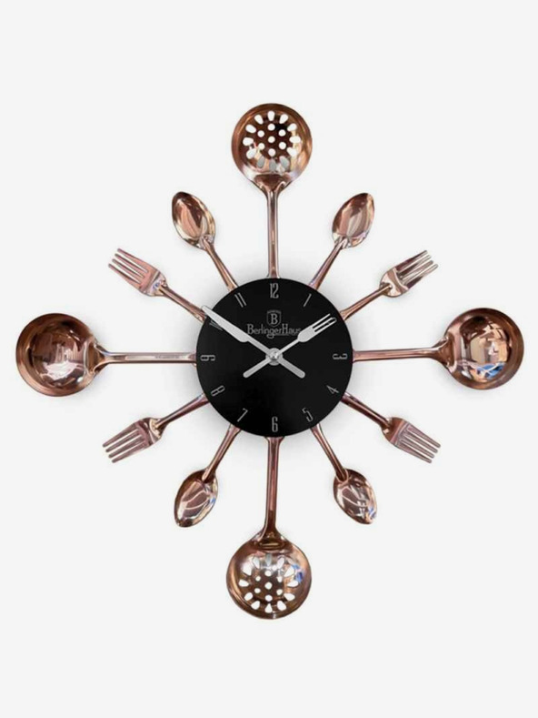 Berlingerhaus Nástenné kuchynské hodiny BERLINGERHAUS Black Rose Collection