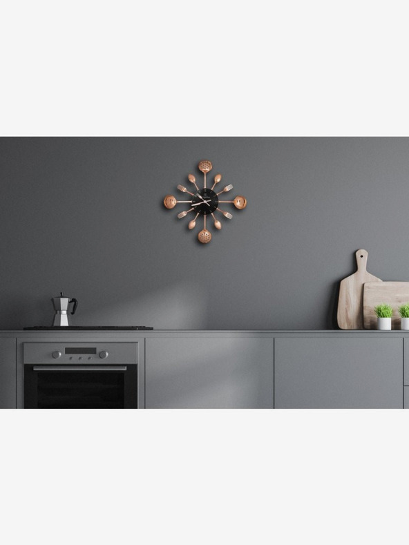 Berlingerhaus Nástenné kuchynské hodiny BERLINGERHAUS Black Rose Collection