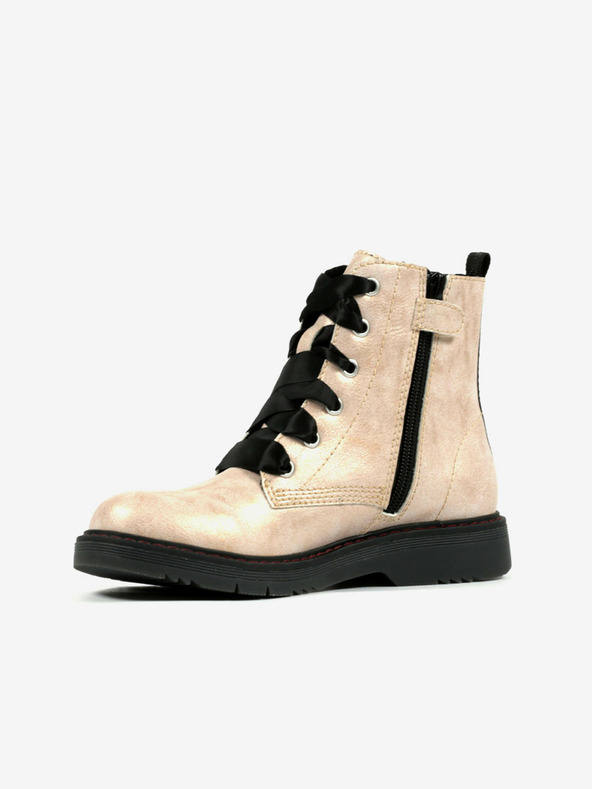 Richter Béžové dievčenské členkové čižmy Richter