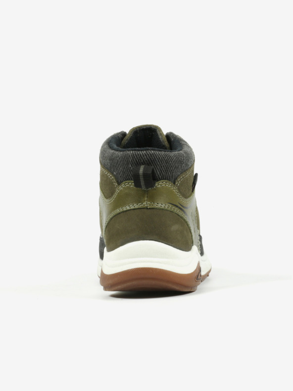 Richter Zelené chlapčenské členkové kožené zimné topánky Richter