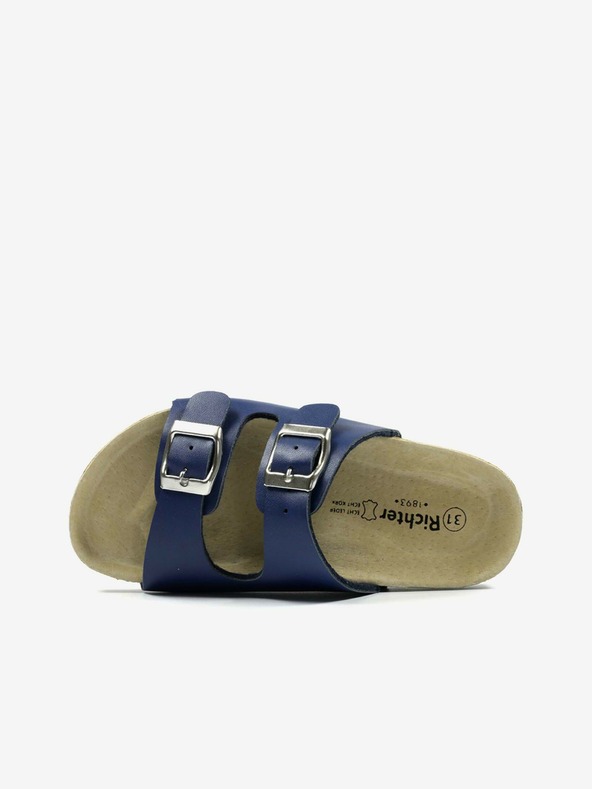 Richter Tmavomodré chlapčenské papuče Richter