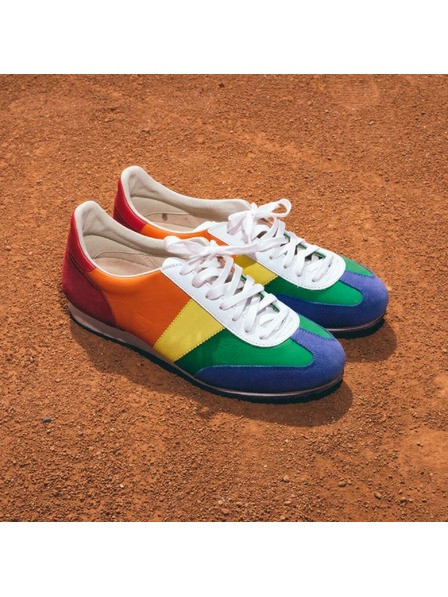 BOTAS *** Pánske kožené tenisky / botasky dúhové Botas Classic Rainbow