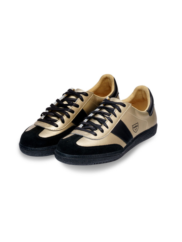 BOTAS *** Pánske kožené tenisky / botasky čierno-zlaté Botas Iconic Victory 76