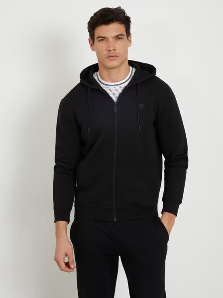 Guess Jeans Pánska čierna mikina K9V31 Guess Jeans