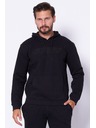 Guess Jeans Pánska čierna mikina Aldwin New Hoodie Guess jeans