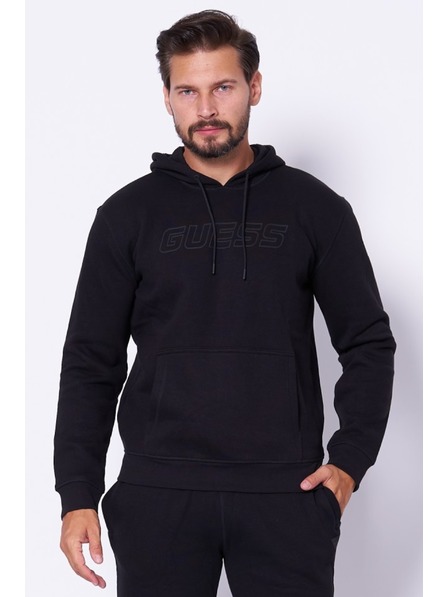 Guess Jeans Pánska čierna mikina Aldwin New Hoodie Guess jeans