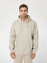 Guess Jeans Pánska šedá mikina Guess Hooded Sweatshirt