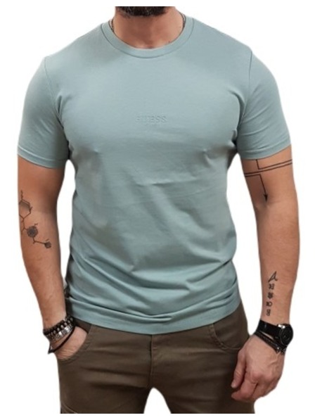 Guess Jeans Pánske zelené mint slim fit tričko G9L8 Guess jeans