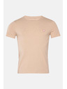 Guess Jeans Pánske ecru slim fit tričko G1DR Guess jeans
