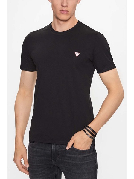 Guess Jeans Pánske čierne slim fit tričko Core jblk Guess jeans