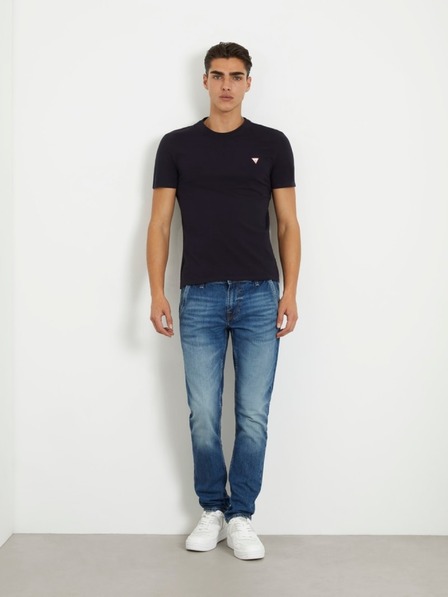 Guess Jeans Pánske tmavomodré slim fit tričko G7V2 Guess jeans