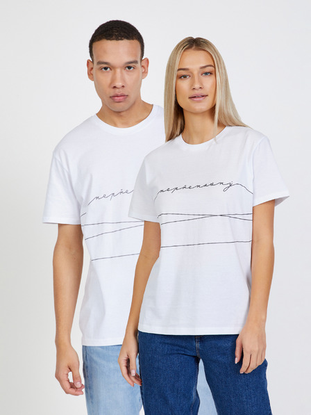 DOBRO Biele unisex tričko Dobro. Destigmatizácia HIV DOBRÝ.