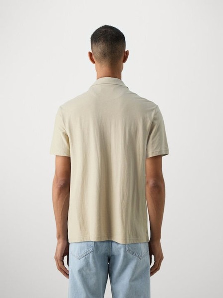 Guess Jeans Pánske béžové polo tričko Guess Jeans Beige Blanco