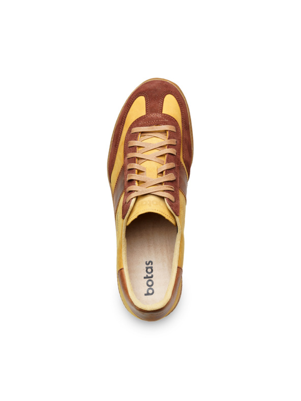 BOTAS *** Dámske kožené tenisky / topánky hnedé Botas Iconic Caramel