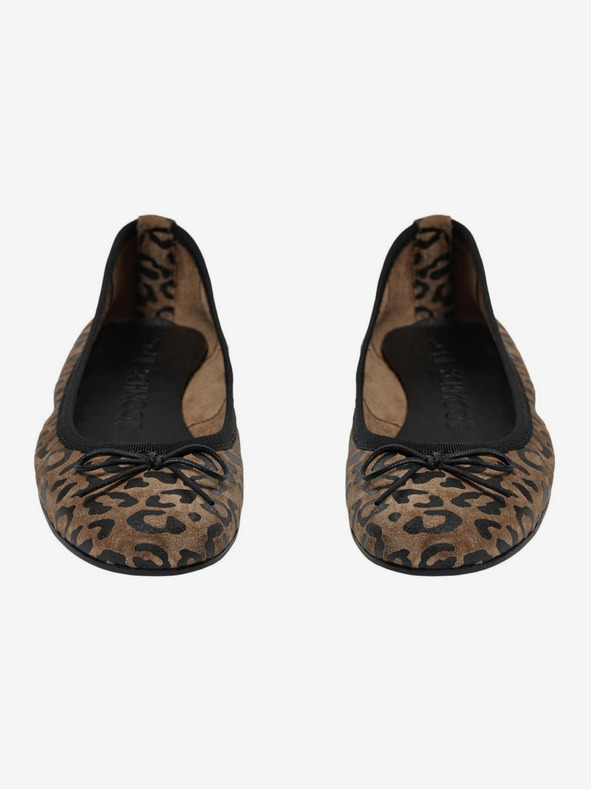 Sofie Schnoor Hnedé dámske vzorované balerínky Sofie Schnoor