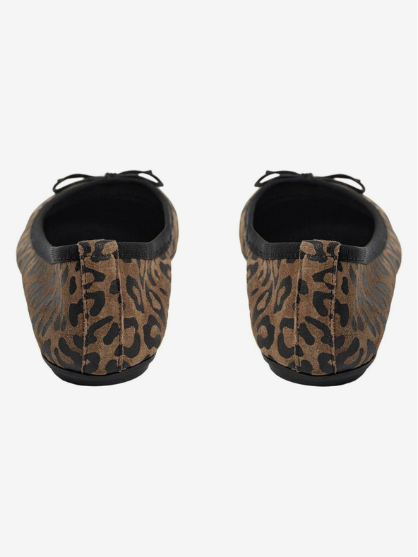 Sofie Schnoor Hnedé dámske vzorované balerínky Sofie Schnoor