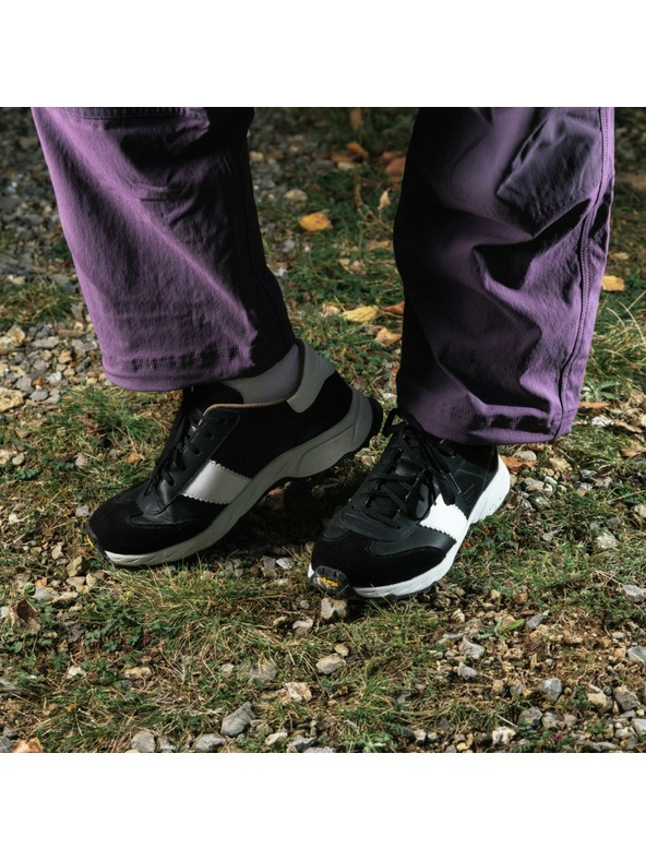 BOTAS *** Dámske kožené outdoorové tenisky / topánky čierno-biele Botas Nordic Black