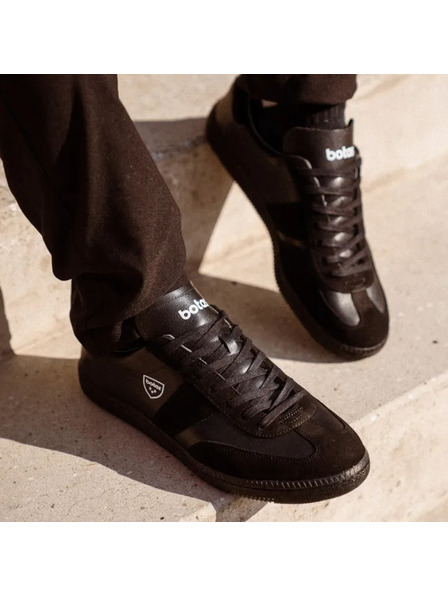 BOTAS *** Dámske kožené tenisky / topánky čierne Botas Iconic Dark