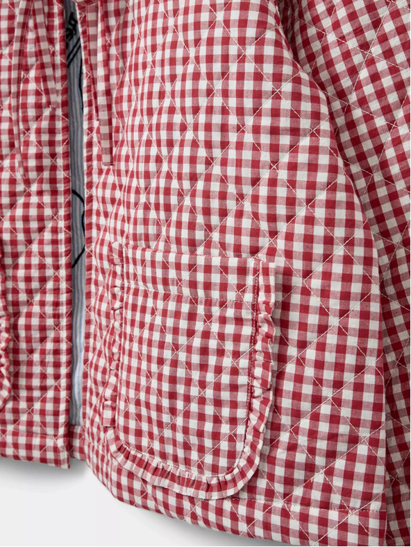 Sofie Schnoor White-red checked women's jacket Sofie Schnoor