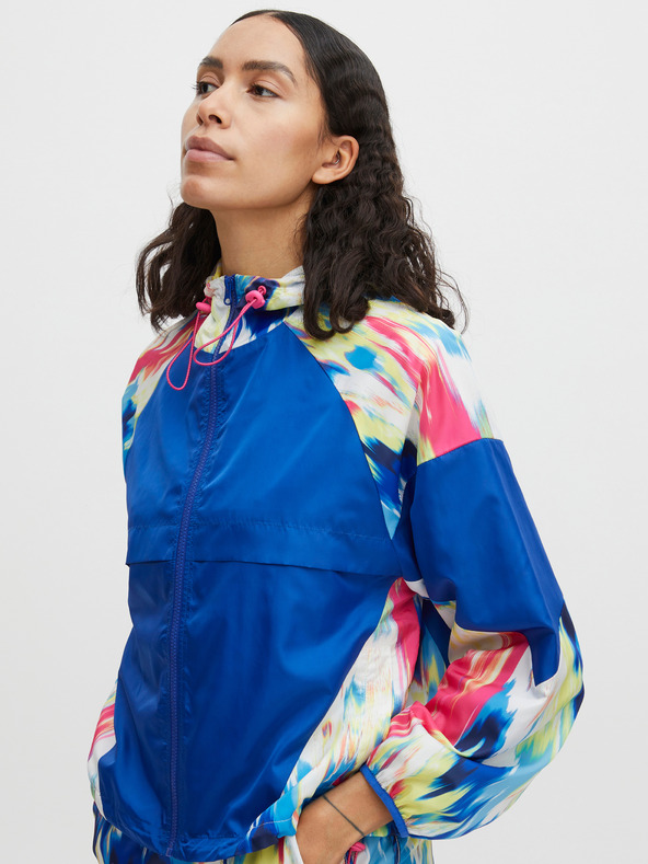 The Jogg Concept Modrá dámska vzorovaná bunda The Jogg Concept