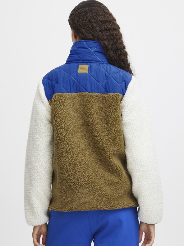 The Jogg Concept Krémovo-modrá dámska bunda The Jogg Concept