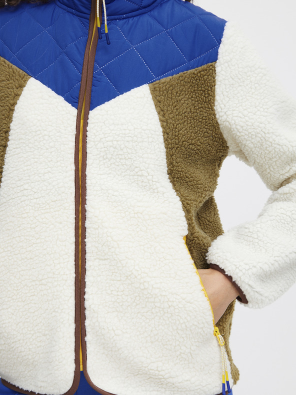 The Jogg Concept Krémovo-modrá dámska bunda The Jogg Concept