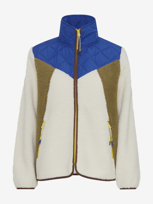 The Jogg Concept Krémovo-modrá dámska bunda The Jogg Concept