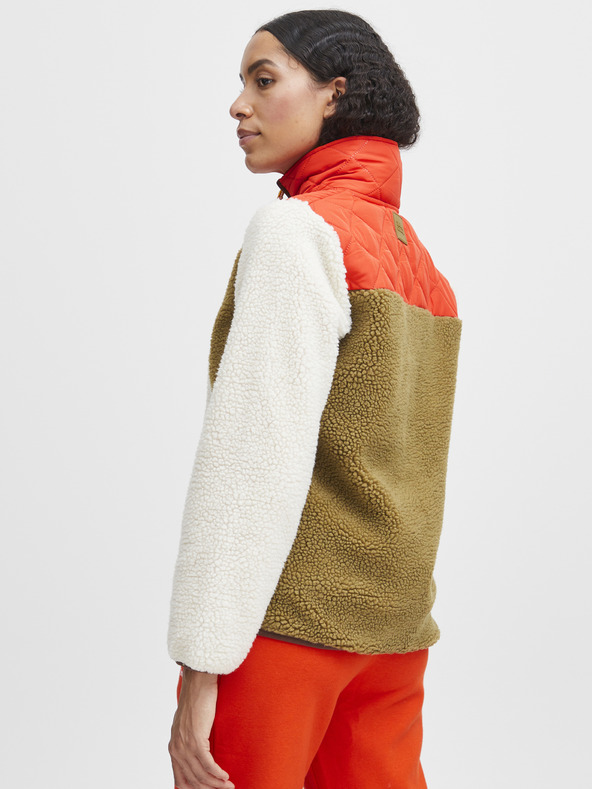 The Jogg Concept Krémovo-červená dámska bunda The Jogg Concept