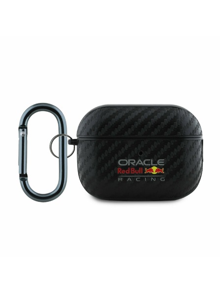 Oracle Red Bull Racing Red Bull PU karbónový obal pre AirPods Pro 2 čierny