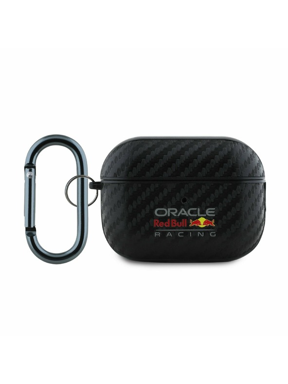 Oracle Red Bull Racing Red Bull PU karbónový obal pre AirPods Pro 2 čierny