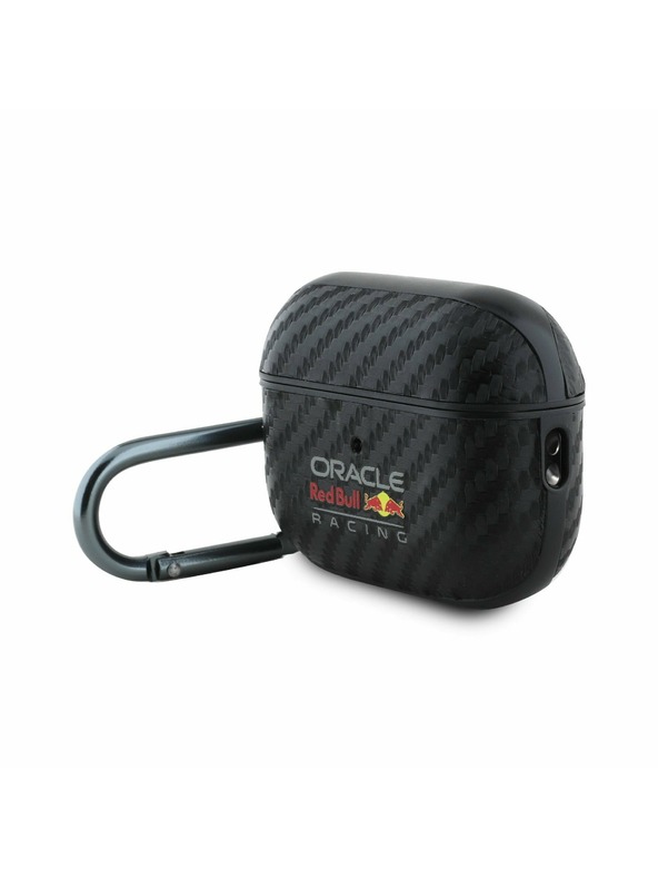 Oracle Red Bull Racing Red Bull PU karbónový obal pre AirPods Pro 2 čierny