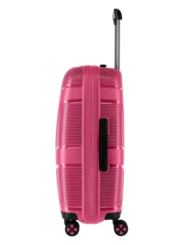 IMPACKT Cestovný kufor IMPACKT IP1 M Flora pink