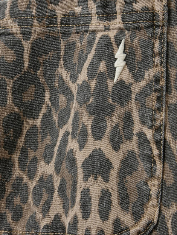 Sofie Schnoor Hnedé dámske vzorované nohavice Sofie Schnoor