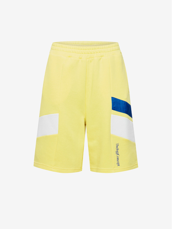 The Jogg Concept Žlté dámske krátke nohavice The Jogg Concept