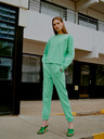 The Jogg Concept Svetlozelené dámske tepláky The Jogg Concept