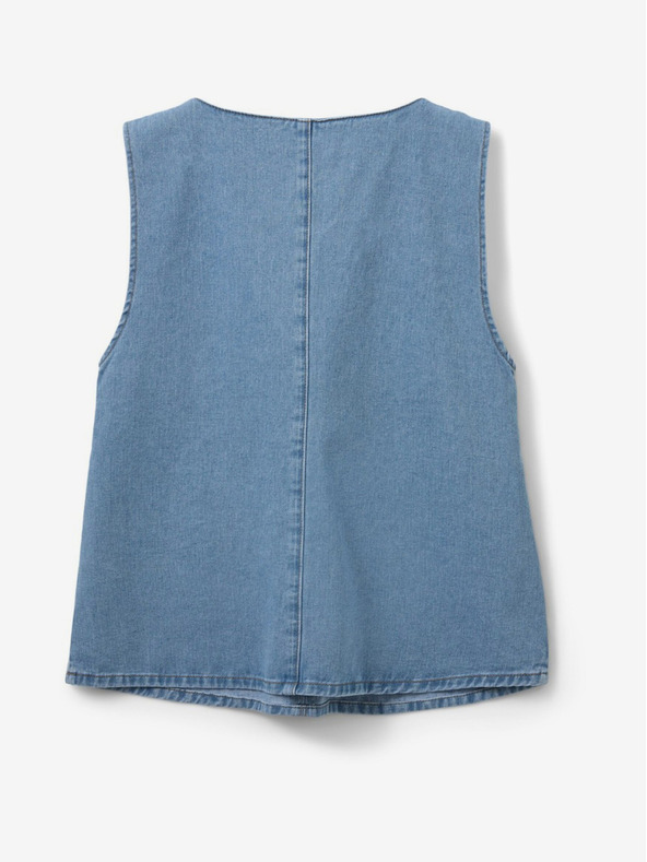 Sofie Schnoor Modrý dámsky rifľový top Sofie Schnoor