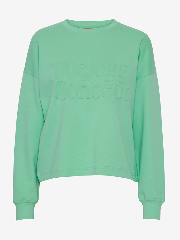 The Jogg Concept Svetlozelená dámska mikina The Jogg Concept